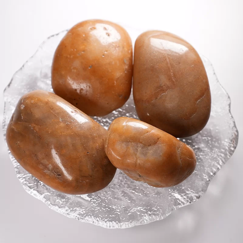 أحجار مرصوفة ملونة طبيعية/أبيض/أسود/أصفر للمناظر الطبيعية للمنتزه