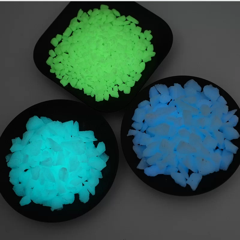 أرضية رصف حجرية مضيئة ملونة صناعية