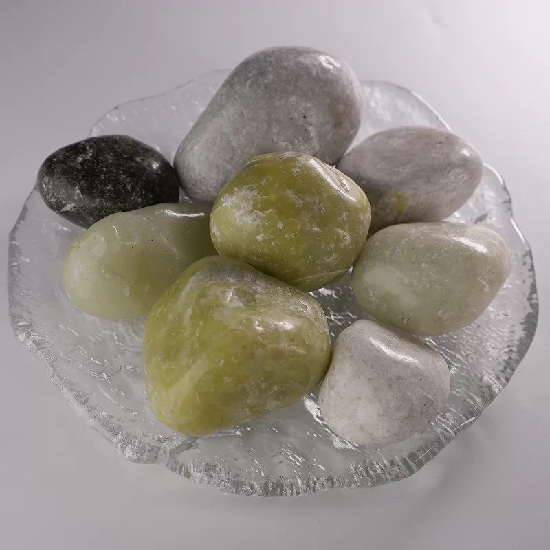 أحجار مرصوفة ملونة طبيعية/أبيض/أسود/أصفر للمناظر الطبيعية للمنتزه